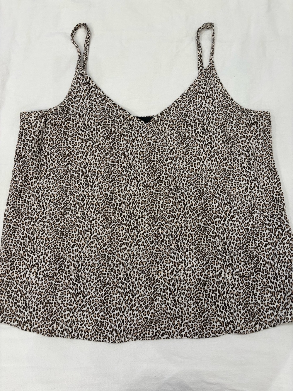 Jenni Kayne Leopard-Print Spaghetti Strap Cami - Brown/Black
